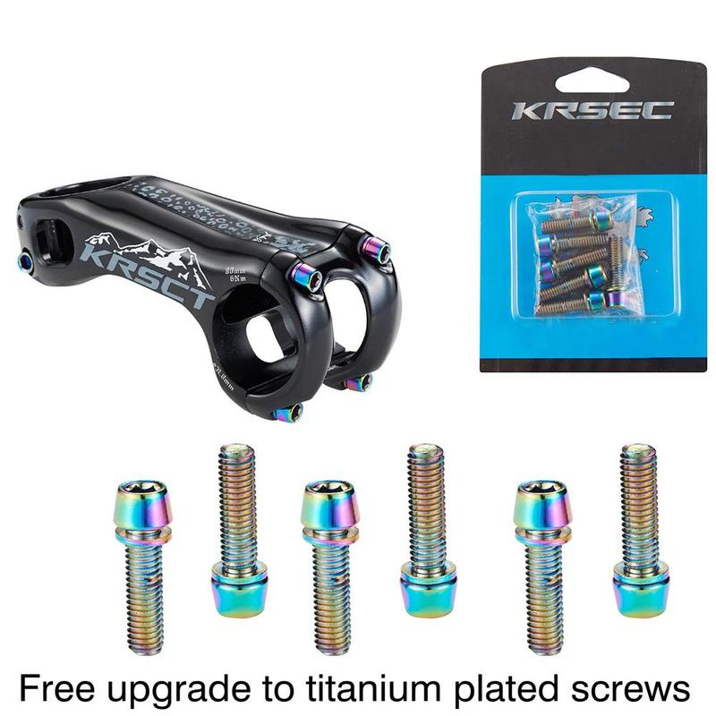6 śrubin tytanowe kierownicy roweru górskiego, tytanowe śrubin pion, akcesoria śruba kolor V4B7