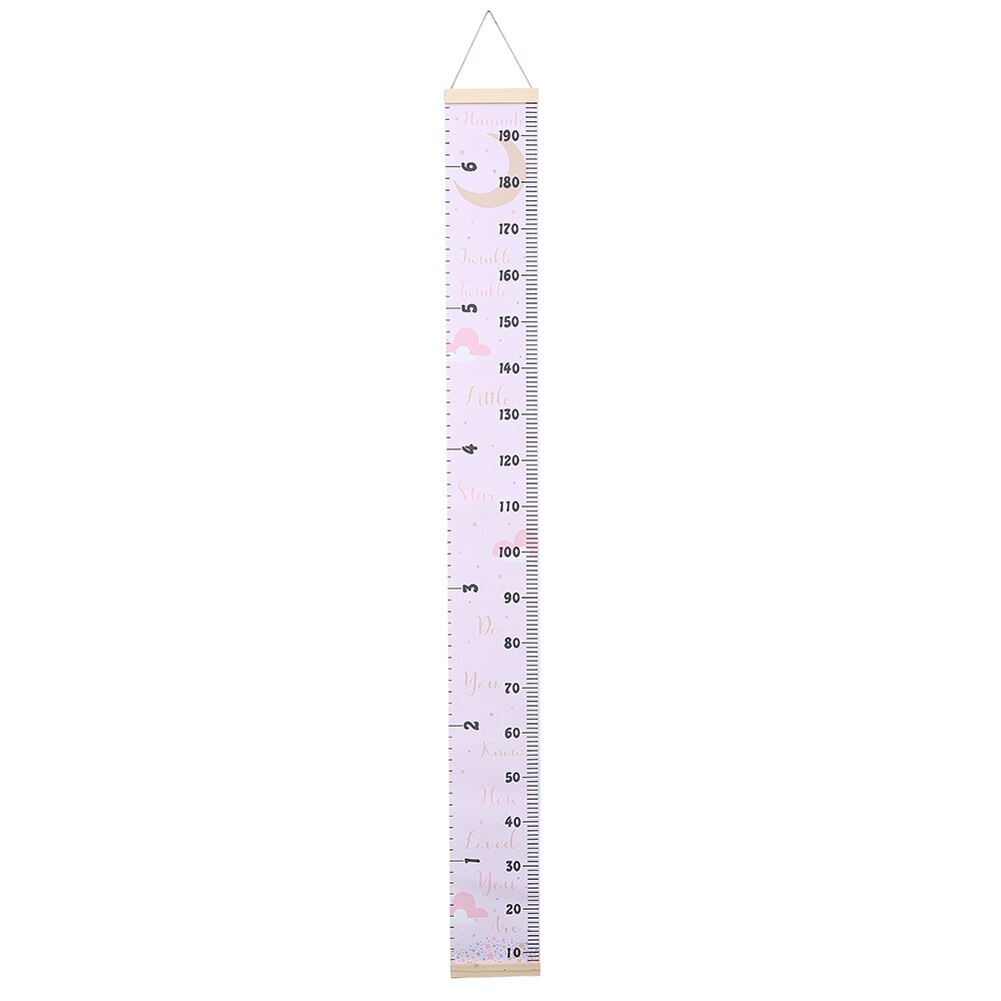 Wall Hanging Baby Height Measurement Ruler Child Kids Growth Chart Home Decoration Height Chart: C