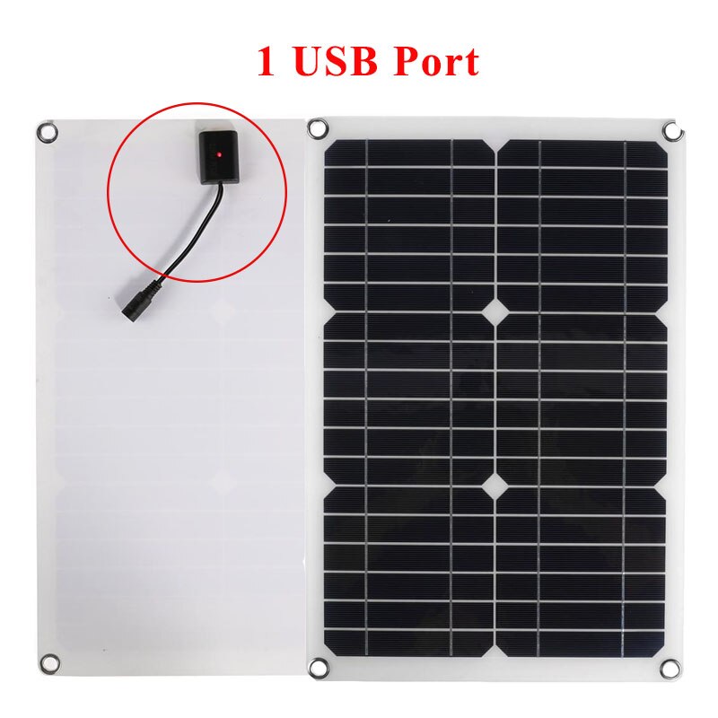 180w 12v beskytteligt solpanelsæt 1/2 usb-port med 20a lcd-skærm solopladningsregulator fra gittermonokrystallinsk modul: 1 usb ingen controller