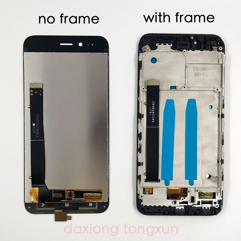 Xiao mi mi A1 LCD Display + Rahmen 10 Touchscreen Xiao mi mi 5X LCD Digitizer Montage TouchScreen Panel ersatz Ersatzteile