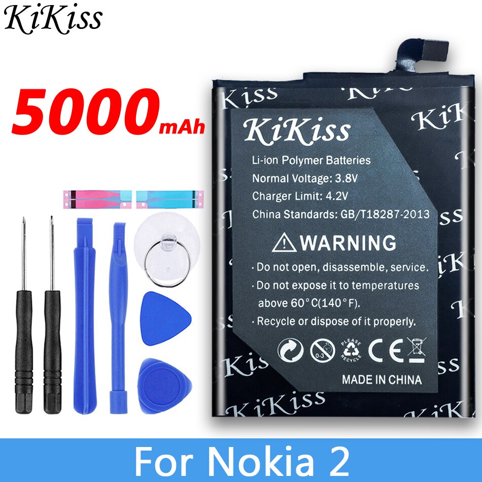 KiKiss Batteria Per Nokia 2 3 5 7 8 TA 1032 1020 1053 Bateria HE319 HE338 HE321 HE340 HE328: HE338