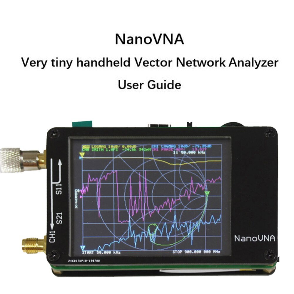 Bærbar håndholdt vektor netværksanalysator 50 khz -900 mhz digital skærm berøringsskærm mf hf vhf uhf antenne analyzer  n1201sa