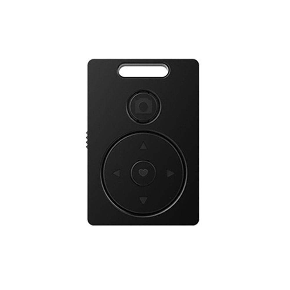 mini Bluetooth bezprzewodowy pilot zdalnego sterowania aparat migawka Selfie regulator czasowy nagrywanie multimedialna kamera wideo uwolnienie dla iphone android: czarny