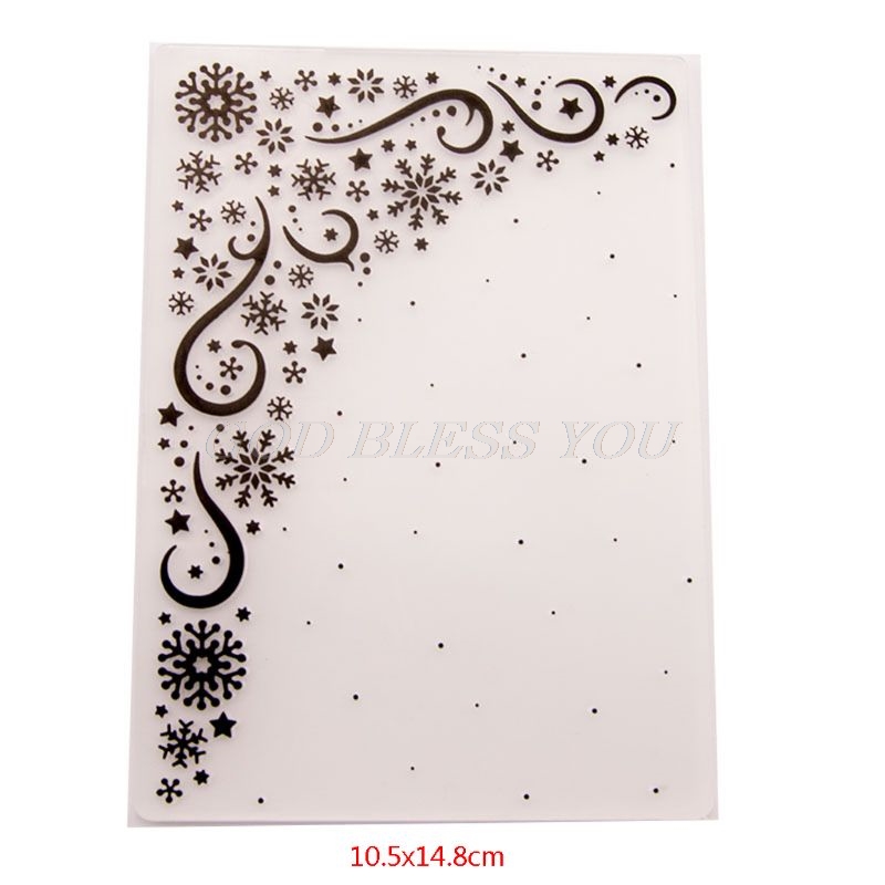 Plastic Embossing Folder Template DIY Scrapbook Photo Album Card Making Decoration Crafts Rainbow Sun Cloud Flower Birdcage Leaf: 56