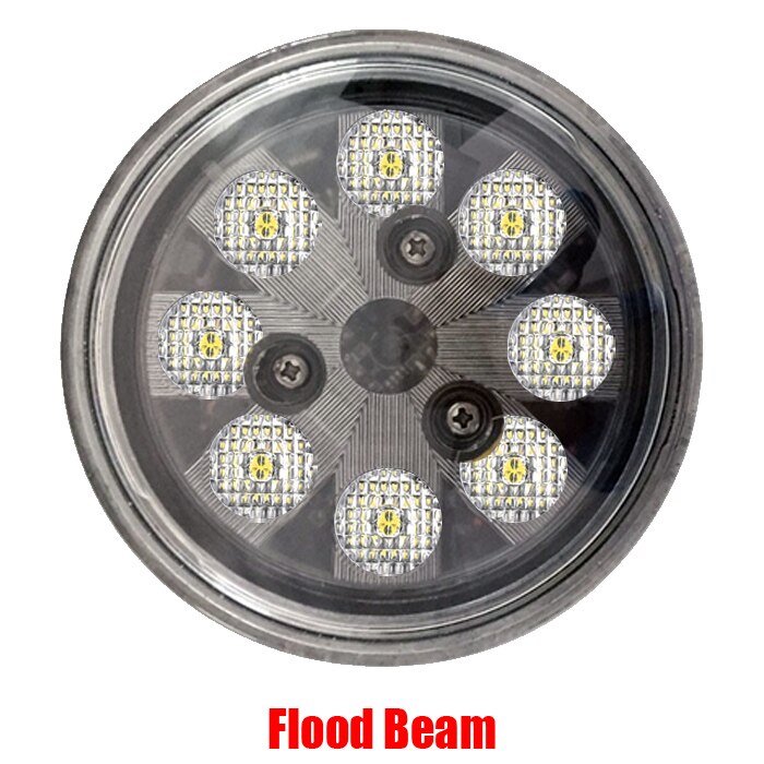PAR 36 12V 24V LED d'inondation 8 ampoules utilisé pour les tracteurs