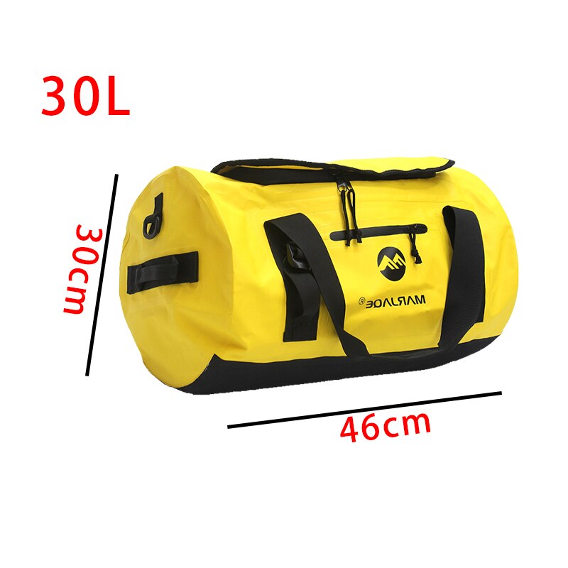 Outdoor Waterproof Bag Fishing Dry Bag Camping Fitness Sailing Water Resistant Bag Trekking River Expedition Shoulder Ocean Pack: FSXLB01-30L 3