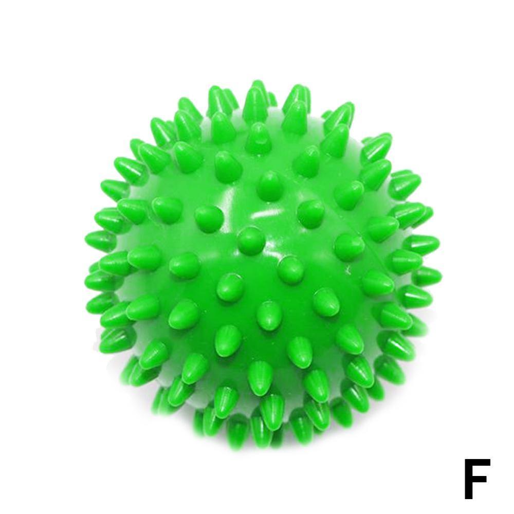 Gelb Fitness Faszie Ball Massage Ball muskel entspannung Massage Ball Ball igel Griff Fitness wirbelsäule akupressur Ball ba F8K1: Fitness Ball F