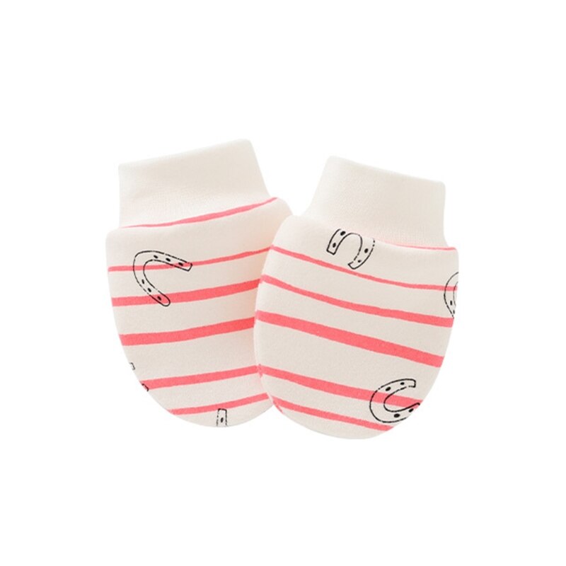 1 Pair Baby Anti Scratching Soft Cotton Gloves Newborn Protection Face Scratch Mittens Infant Handguard Supplies