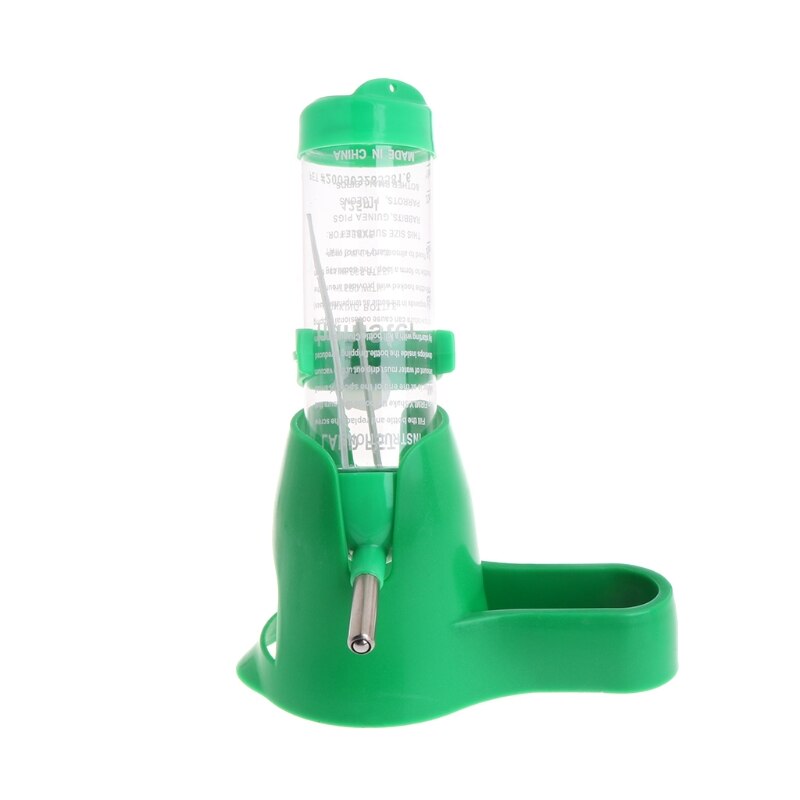 3 in 1 hamster hvile dispenser base hytte mat vann flaske holder lite kjæledyr reir: Grønn