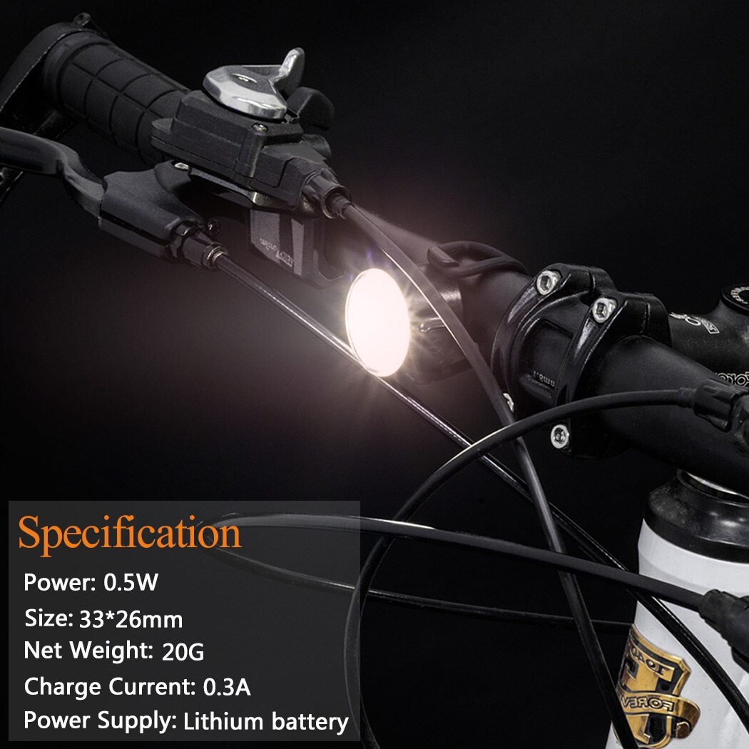 Bicycle Lights Set Waterproof Flashlight for Bicycle 6 Modes Rechargeable Bike Taillight LED Bike Front Light Rear Lamp