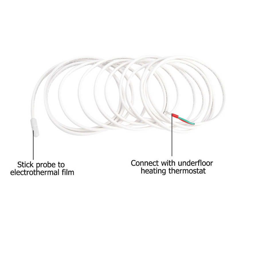 3 Meter Vloerverwarming Thermostaat Accessoire Floor Temperatuur Sensor Probe Kabel Floor Sonde Floor Temperatuur Sens