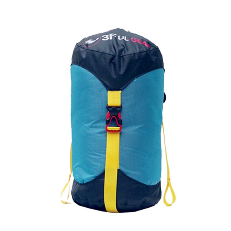 3f ul gear 30d cordura dunjakke sove modtage taske vandtæt bærbar udendørs rejsetaske købmandsposer: Blå s
