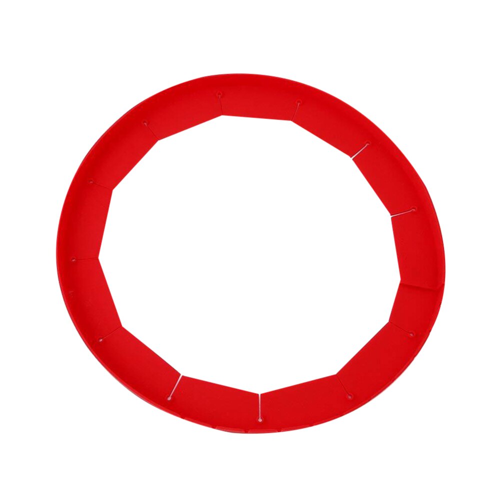 Pie Crust Shield Adjustable Protective Pie Protectors Baking Tools Pastry Mold Pie Ring for Tart Pizza Cakes: Red 1