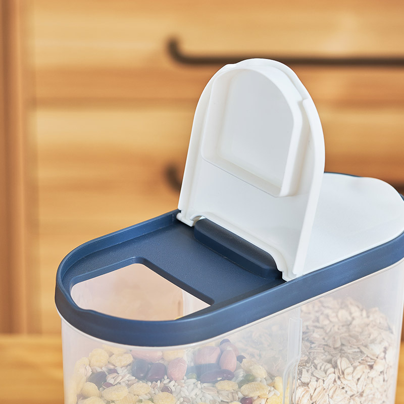Plastic Opslag Container Pasta Rijst Dispenser Granen Organizer Dozen Kast Koelkast Opslag Potten Home Keuken Accessoires