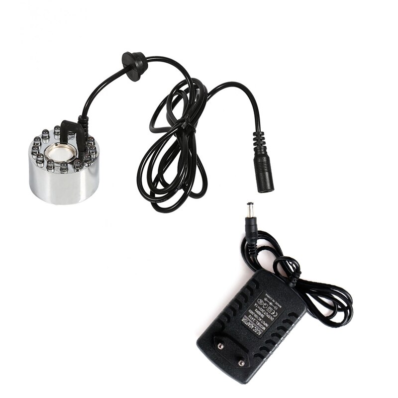 Aquarium Mist Maker LED Aquarium Sprayer Fogger Atomizer Water Fountain Pond Atomizer Aquarium Fish Tank Decoration Supplies D30