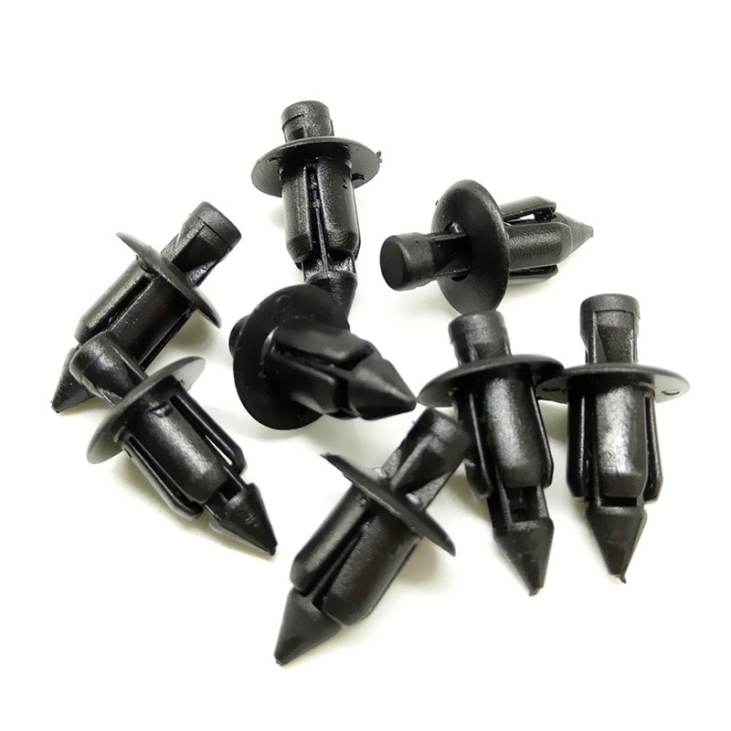 Kit Fastener Clips Panel Bicycle Motorcycle Fairing Rivet For Suzuki Kawasaki Black Replacement
