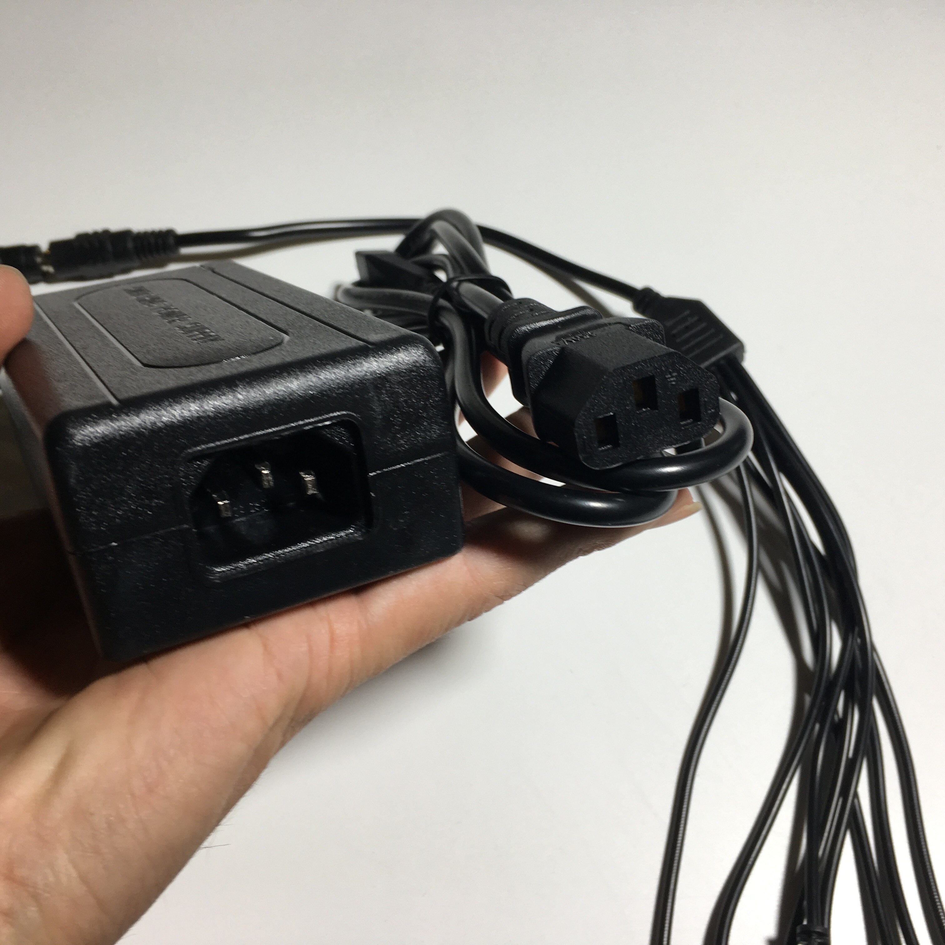 DC 12V 5A Power Supply Adapter + 8 Split Power Cable for CCTV Security Camera DVR Analog AHD TVI CVI camera DVR Systems