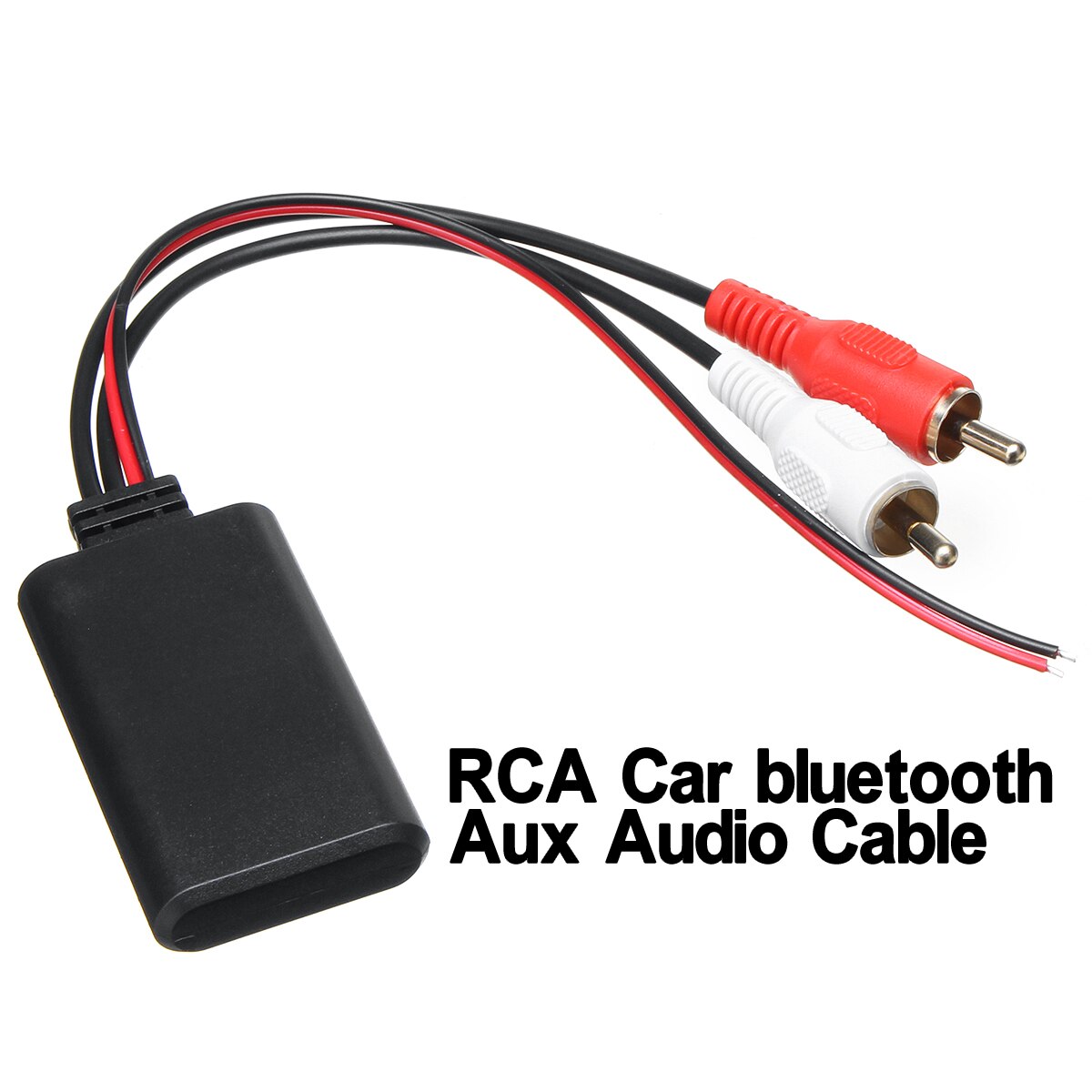 Universal Car bluetooth Wireless Connection Adapter for Stereo with 2 RCA AUX IN Music Audio Input Wireless Cable for Truck Auto