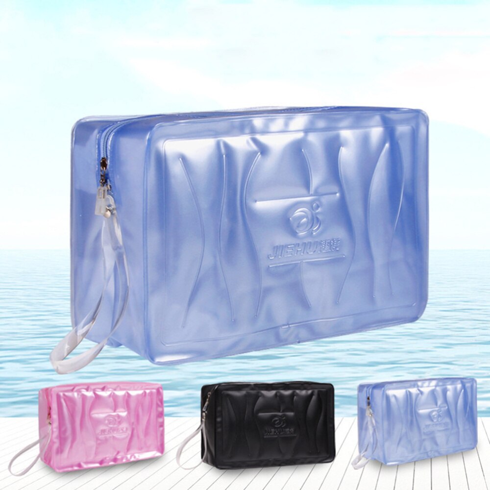 PVC Waterproof Swimming Bag Multifunctional Drift Diving Storage Pouch for Man Woman Male (Blue)