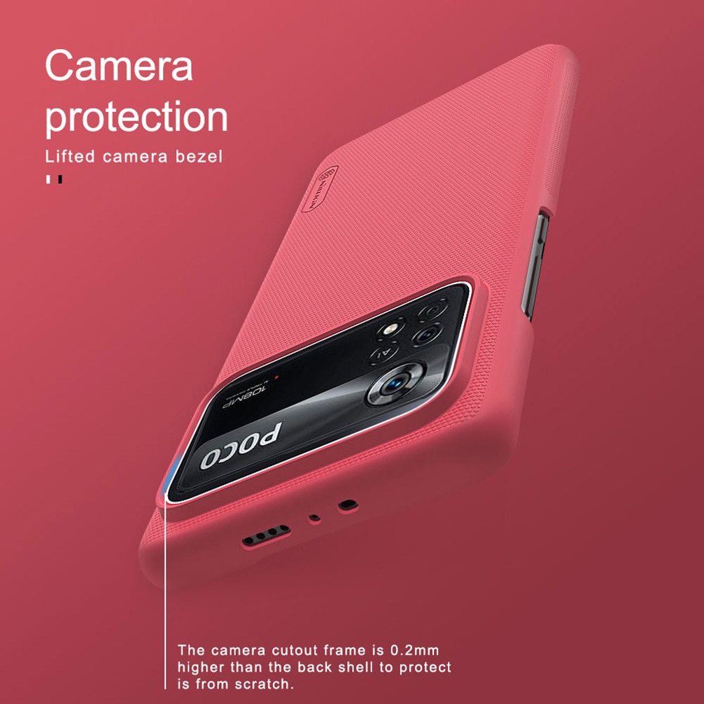 For Xiaomi Poco X4 Pro 5G Case Nillkin Super Frosted Shield Ultra-Thin PC Phone Shell For Xiaomi Poco X4 Pro 5G Back Cover