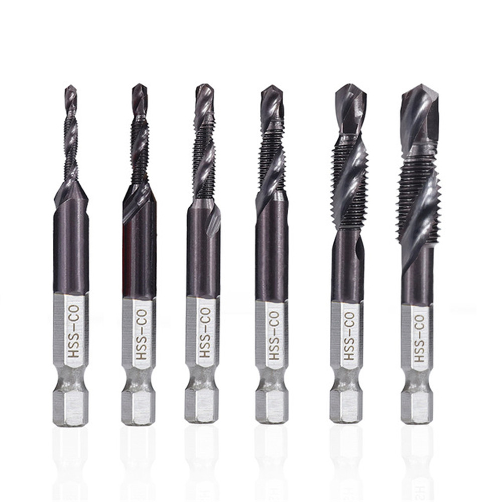 Schroef Tap Boor M3 M4 M5 M6 M8 M0 Hex Schacht Draad Threading Machine Tools Hrc89 Metric Plug Tap