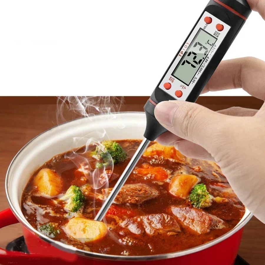 Voedselthermometer TP300 Keukenthermometer Elektronische BBQ-oventemperatuurmeter voor vlees Water Melk Kooksonde Keukengereedschap