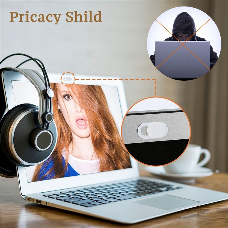 3 Pack WebCam Cover Shutter Magnet Slider Plastic Camera Cover for Web Cam IPhone PC Laptops Mobile Phone Lens Privacy Sticker