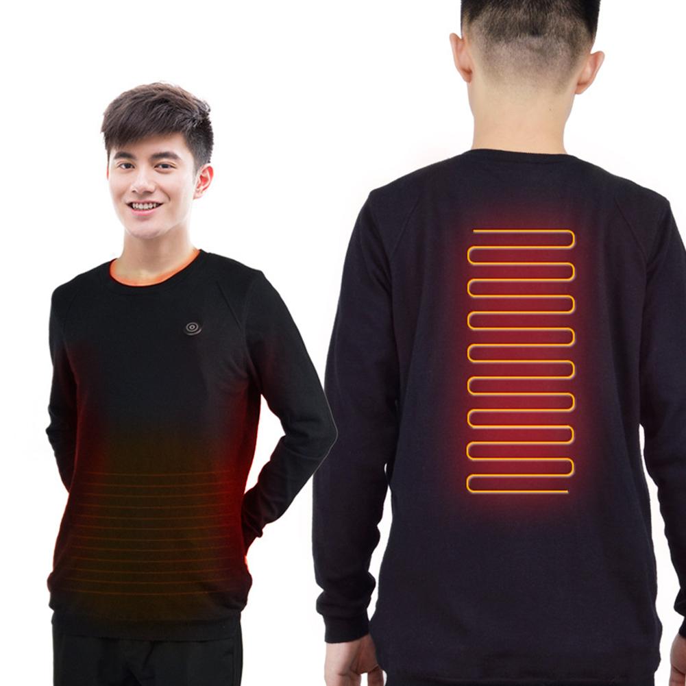 Outdoor Verwarming Trui Usb Elektrische Intelligente Warm Sweatshirt Koolstofvezel Verwarmde Jas Voor Zowel Mannen En Vrouwen