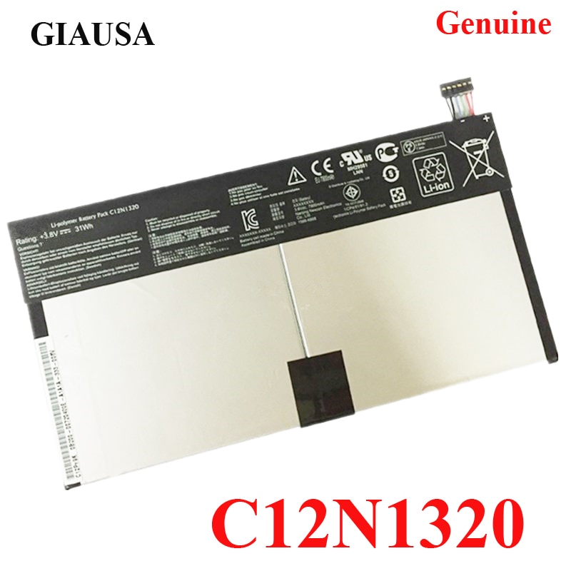 GIAUSA C12N1320 batterij voor Asus Transformer Boek T100T T100TA T100TA-C1 Tablet 31wh