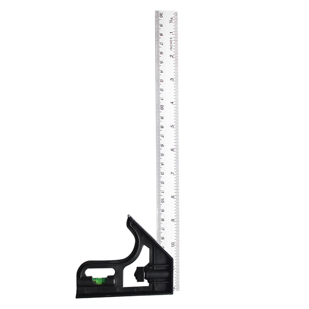 7 inch Metric Triangle Angle Ruler Aluminum Alloy Combination Square Angle Ruler Adjustable Speed Square Protractor Woodworking