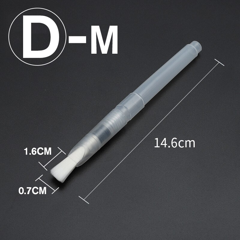 1/3/6 pelices recarregáveis pincel de tinta água cor escova de tinta macia aquarela caneta para pintura calígrafo arte suprimentos desenho: D-M 1pcs