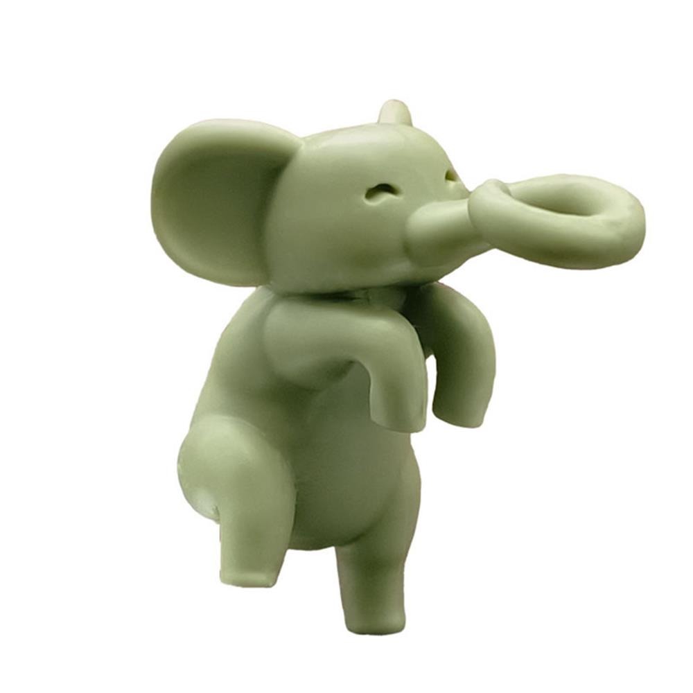 Plant propagation buddy 3d elephant plant holder plast plantestøtter multifunksjonell planteholder: Gul