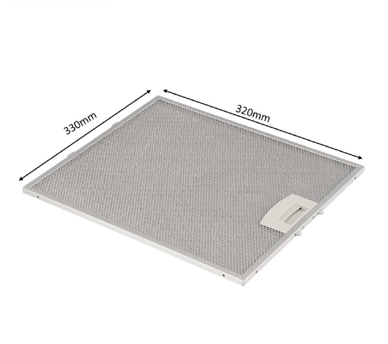 00362381 Filtro Campana Extractora 330x320mm Filtro Grasa Campana Extractora Cocina Aluminio 33 x 32 CM Bosch Siemens NEFF 33x32