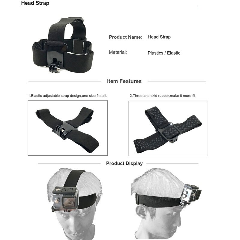 SJCAM SJ8 PRO accessoires boîtier étanche pour SJ8 Plus sac de rangement pour SJCAM SJ8 Action caméra ensemble de trépied pour SJ8 AIR