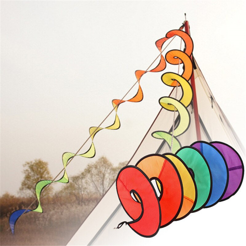 Farbe Mühle Markise Hängen Flagge Dekoration Regenbogen Wind Bar Lager Rotierenden Kanal Bunte Zelt Sika