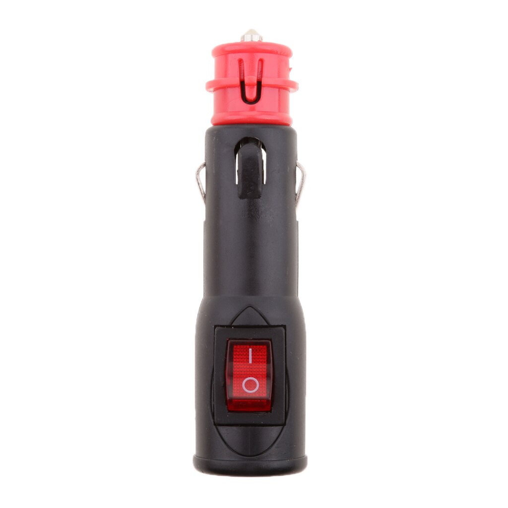 Universal Car RV mechero macho conector de conector enchufe adaptador interruptor