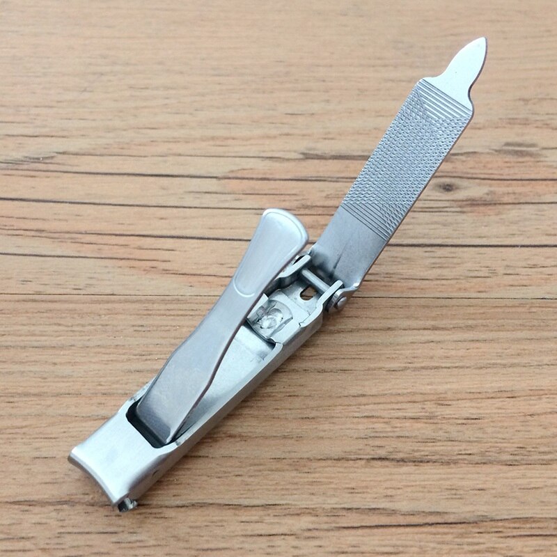 1pc ultratunna hopfällbara nagelklippare för hand och tå, skärtrimmer, rostfri nyckelring