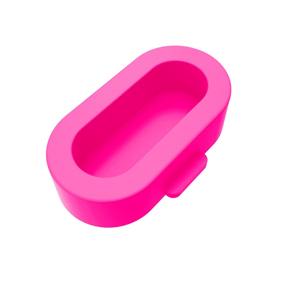 Plugue anti-poeira de borracha para relógio inteligente, plugue de borracha para garmin fenix 5/fenix 5x/fenix embutido: Pink / 10 Pcs