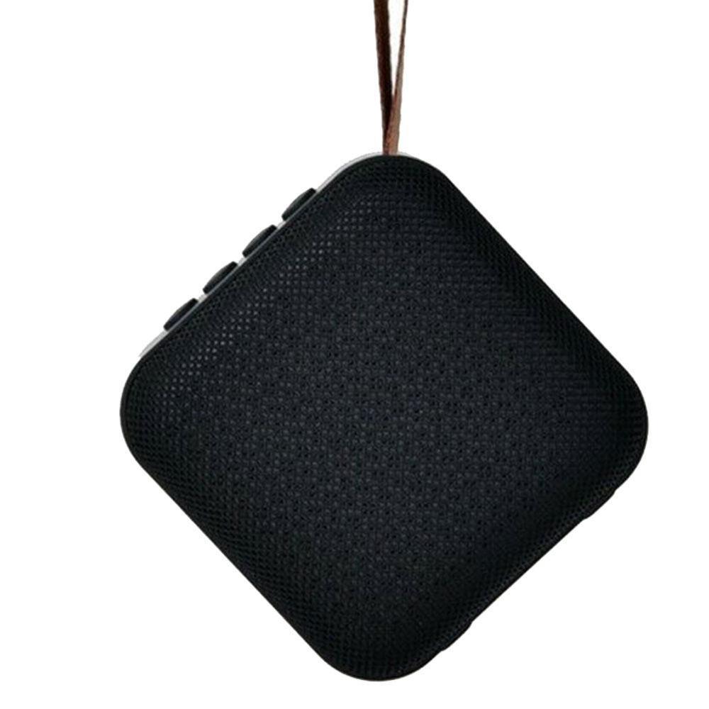 T5 bluetooth høyttaler trådløs kolonne bærbar bass mini stereo fm mikrokort med laderadio tf usb boks vanntett lyd  b2 l 2: Svart