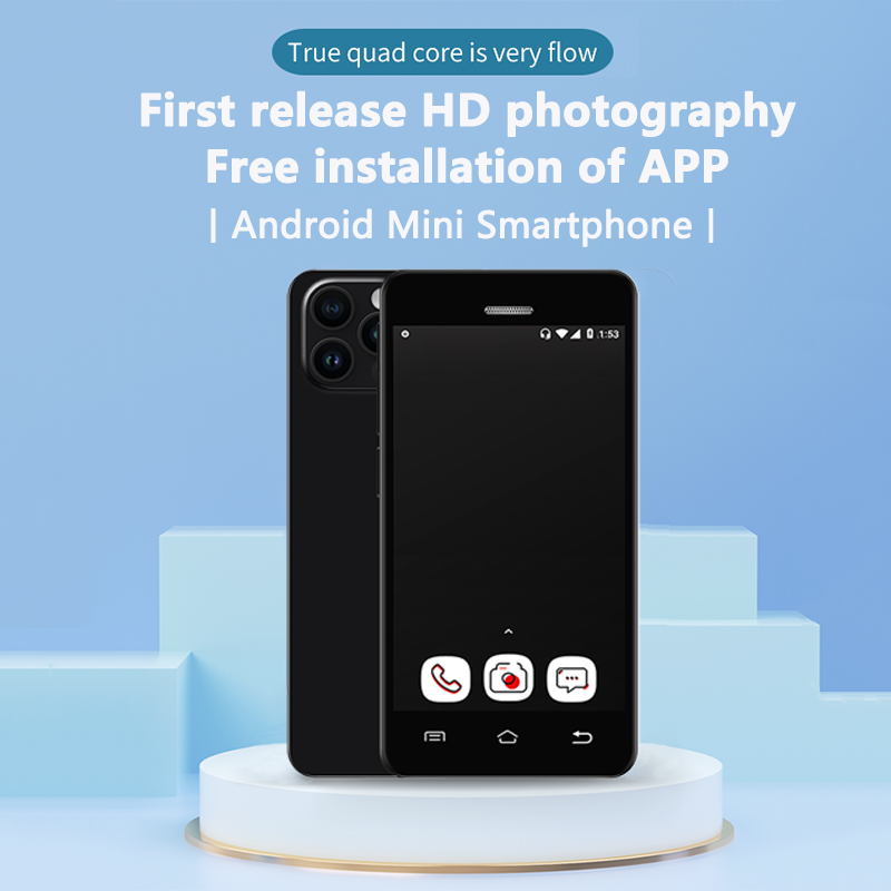 S9 Pro Mini Android8.1 Smart Phone Display da 3,0 pollici 2 GB di RAM 16 GB di ROM con jack da 3,5 mm 3G Piccolo telefono