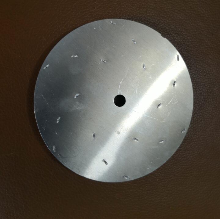 Vacuum Cleaner Parts aluminum fan blade 5-blade Flat impeller 10.6cm for motors