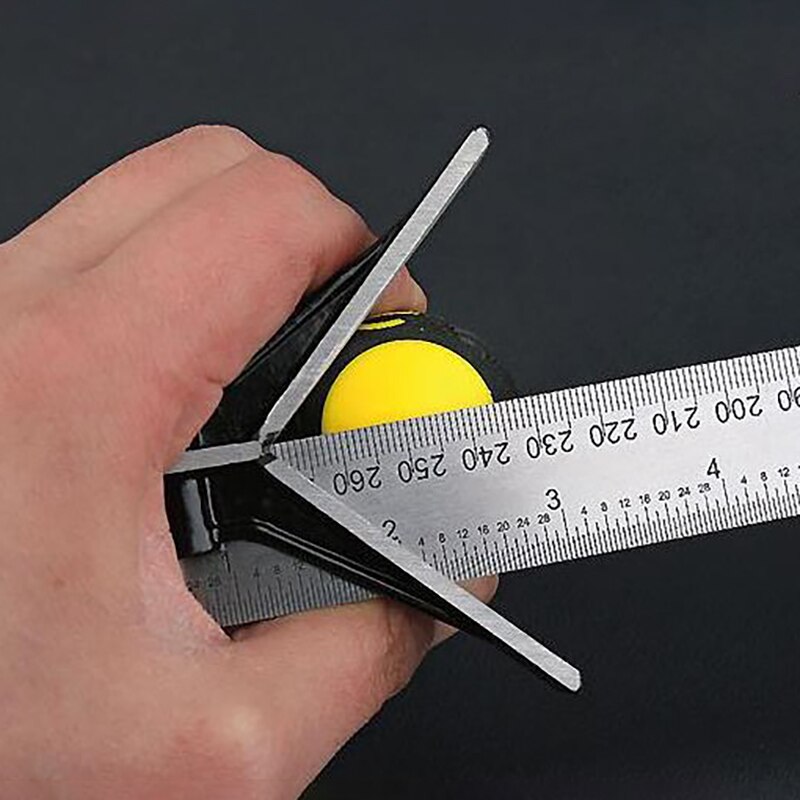 300mm(12") Adjustable Engineers Combination Try Square Set Right Angle Ruler