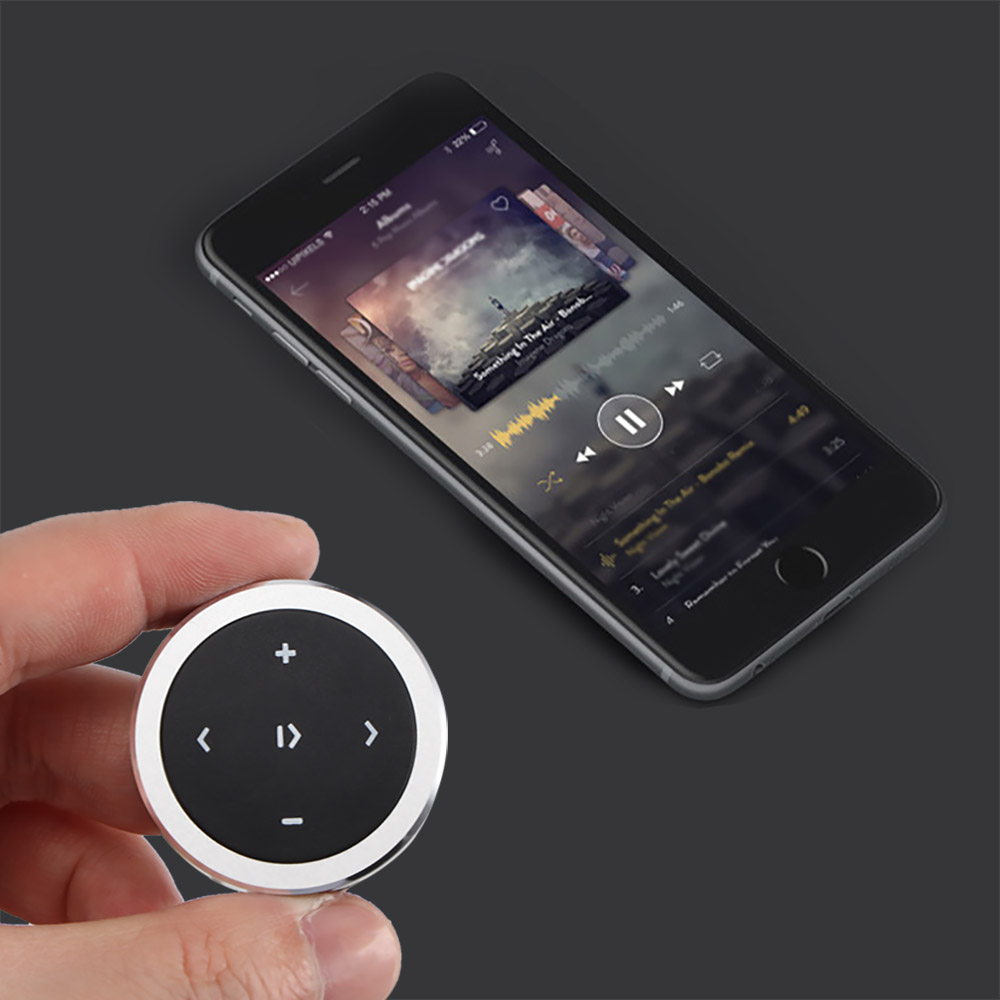 Afstandsbediening Auto Stuurwiel Afstandsbediening Steering Draadloze Bluetooth Media Ontspanknop Fotografie Control Voor Iphone