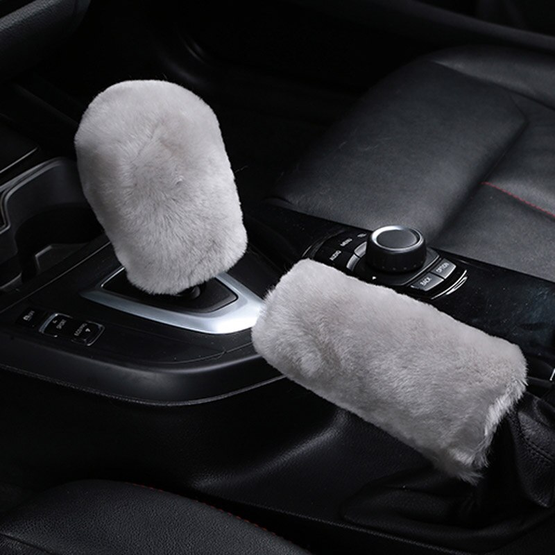 Winter plüsch fell auto hand brems abdeckung schaltknauf abdeckung für Buick Regal Lacrosse Excelle GT/XT/GL8 /ENCORE/Enclave/Envision/Park
