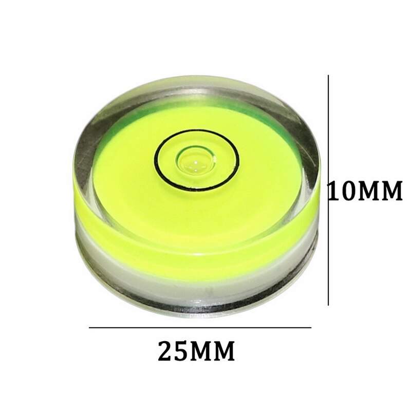 1 stk mini bobleniveau rund tilbehør til spritmåleinstrument kompakt let at bære: G