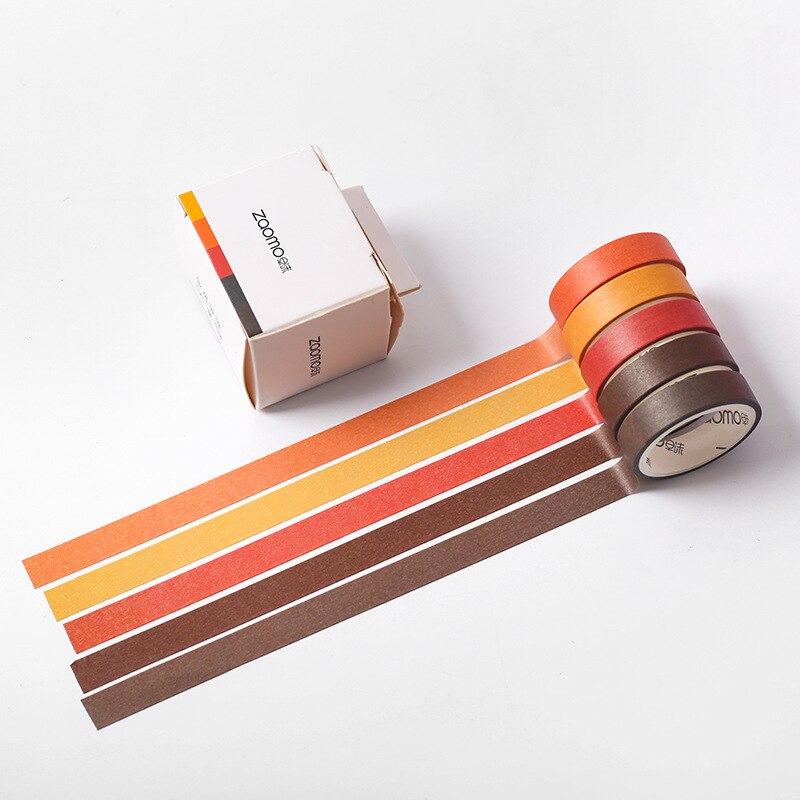 5 Rolls/Set Multi-Kleur Washi Tape Scrapbooking De