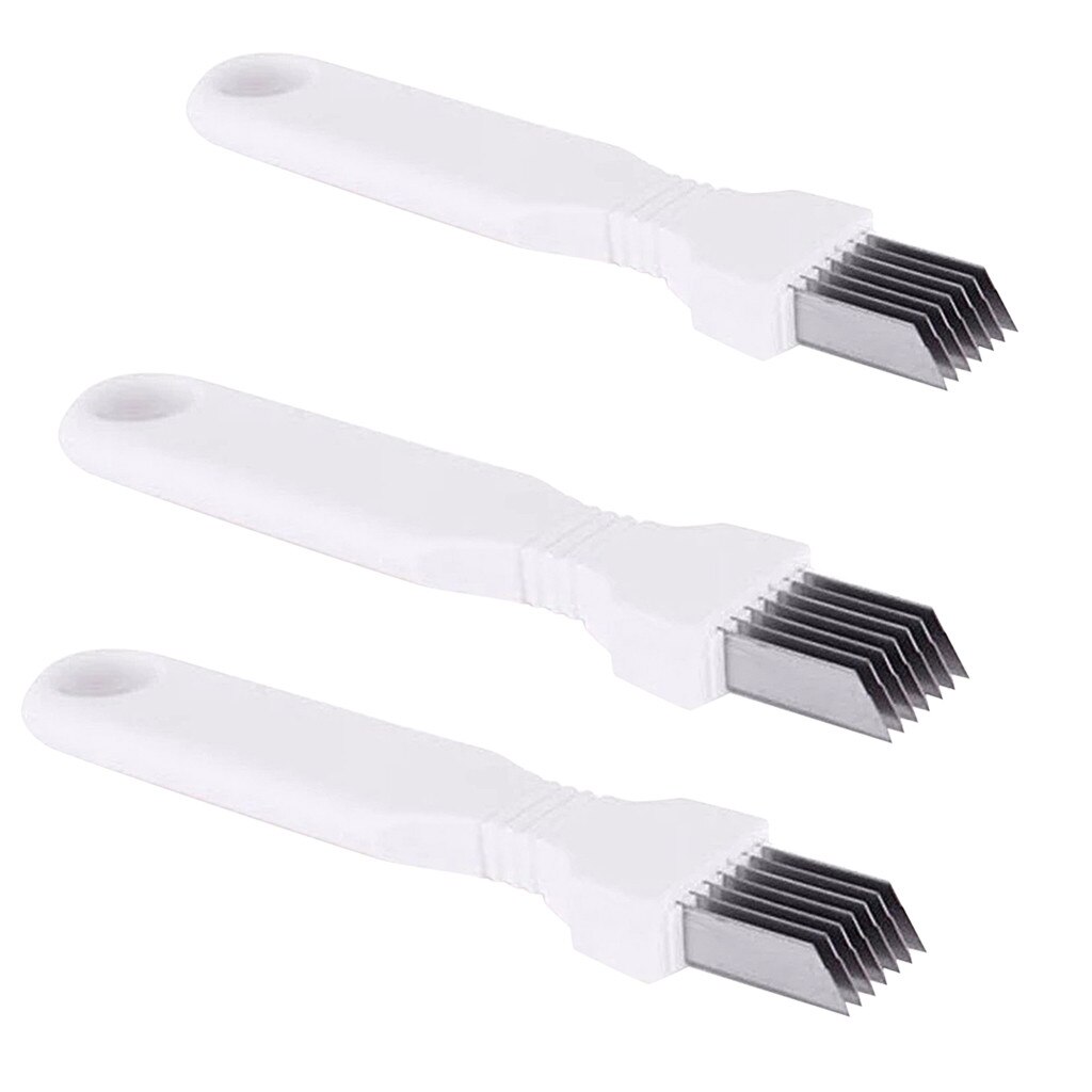 Máquina trituradora de cebolla de Metal, utensilio de cocina para picar verduras, tamaño de mango, #35, por Uds.