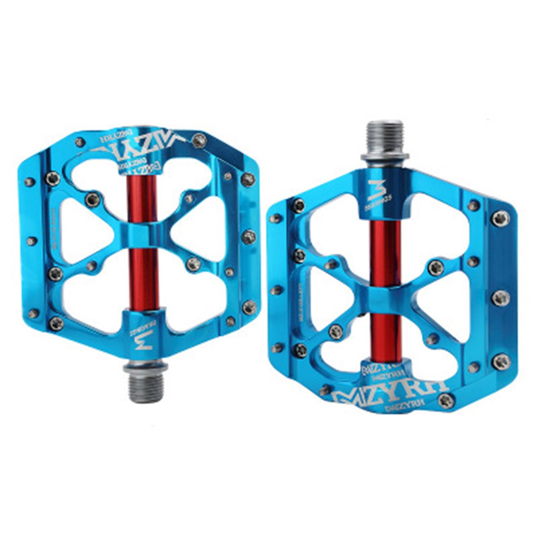 Parts Pedals Spare 1 Pair MTB Mountain Bike bicycle Flat Aluminum alloy