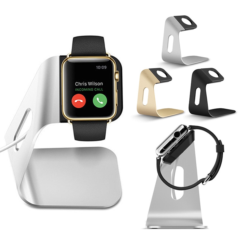 Smartwatch Houder Stand Universele Lader Dock Station Voor Apple Horloge Aluminium Draagbare Houder Opladen Dock Voor ik Horloge 4 3 2