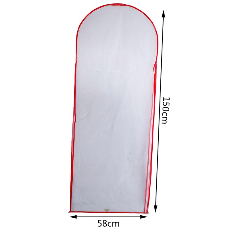 Bruidsjurk Zakken Protector Case Stofdicht Cover Trouwjurken Zak Stofkap Cover Voor Floor Hanger: S